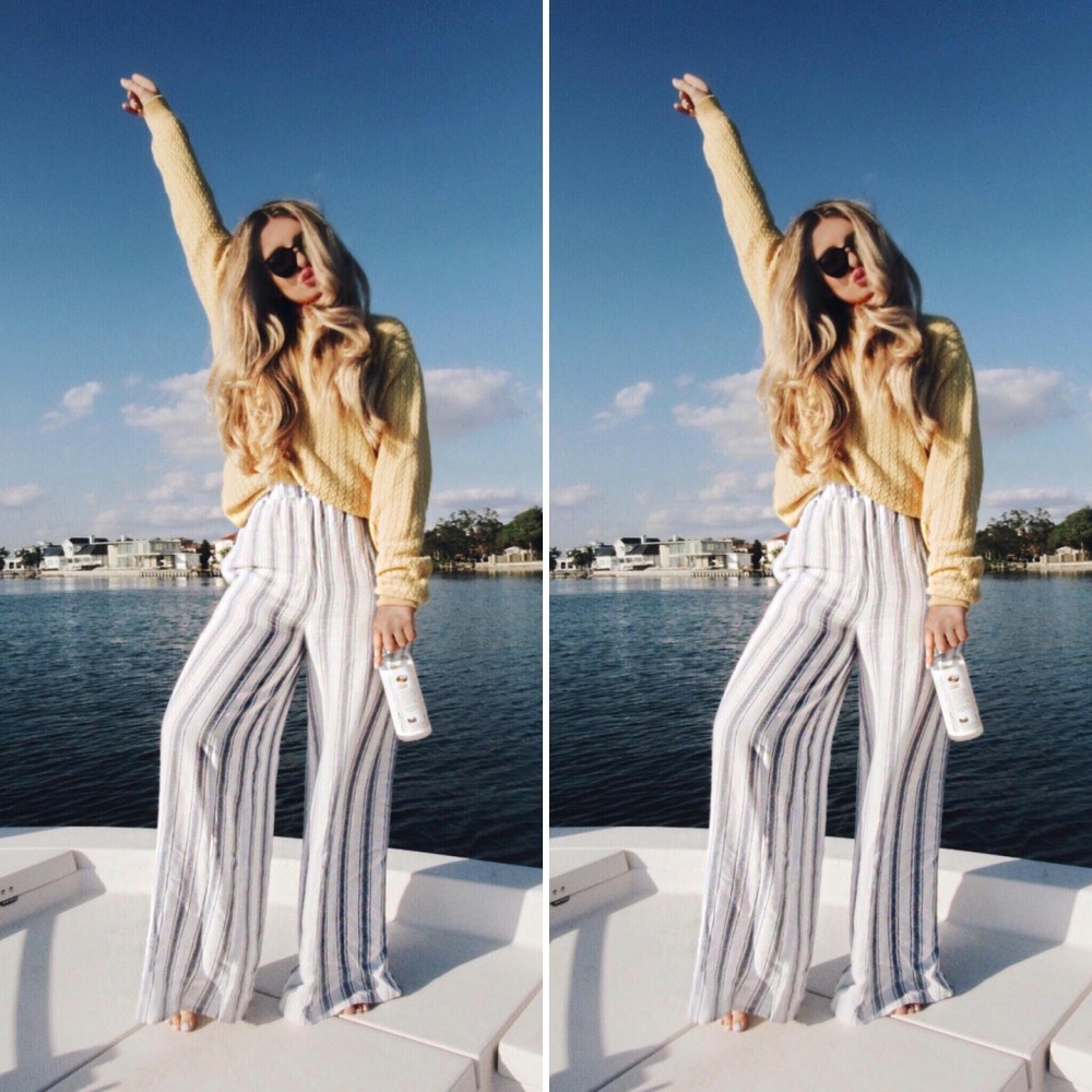 Striped Pocket Pants